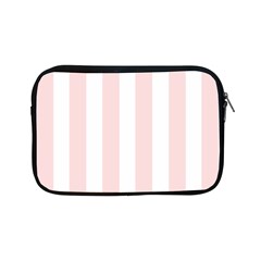 Pastel Pink Stripes Apple Ipad Mini Zipper Cases by mccallacoulture