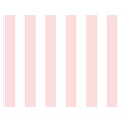 Pastel Pink Stripes Double Sided Flano Blanket (medium)  by mccallacoulture