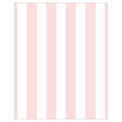 Pastel Pink Stripes Drawstring Bag (small) by mccallacoulture