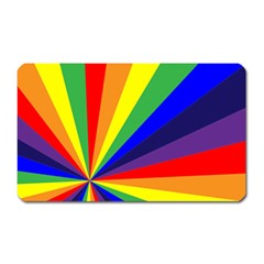 Rainbow Pattern Magnet (rectangular) by designsbymallika