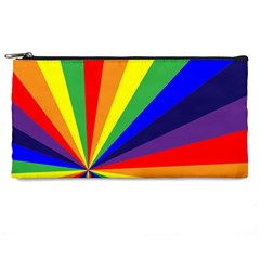 Rainbow Pattern Pencil Cases by designsbymallika