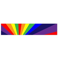 Rainbow Pattern Small Flano Scarf