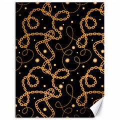 Golden Chain Print Canvas 18  X 24 