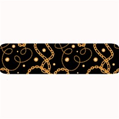 Golden Chain Print Large Bar Mats by designsbymallika