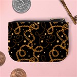 GOLDEN CHAIN PRINT Mini Coin Purse Back