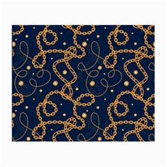 Golden Chain Pattern Small Glasses Cloth by designsbymallika