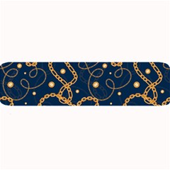 Golden Chain Pattern Large Bar Mats by designsbymallika