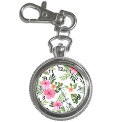 Pink Tulips Key Chain Watches by designsbymallika