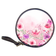 Pink Floral Print Classic 20-cd Wallets