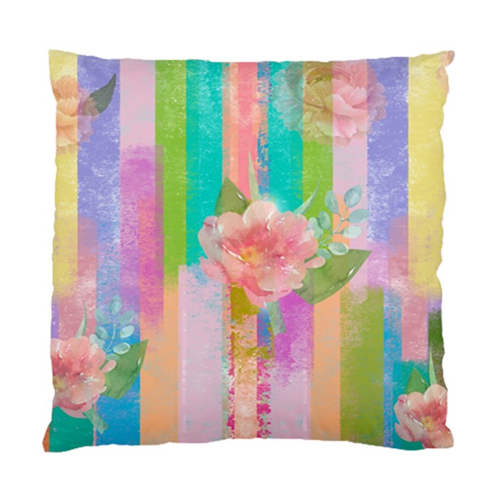 stripes floral print Standard Cushion Case (One Side)