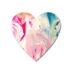 Marble Print Heart Magnet by designsbymallika