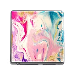 Marble Print Memory Card Reader (square 5 Slot) by designsbymallika