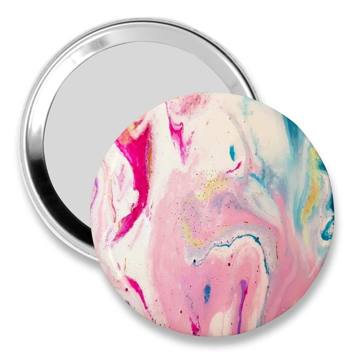 marble print 3  Handbag Mirrors