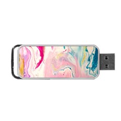 Marble Print Portable Usb Flash (one Side) by designsbymallika