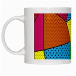 abstract print White Mugs Left