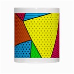 abstract print White Mugs Center