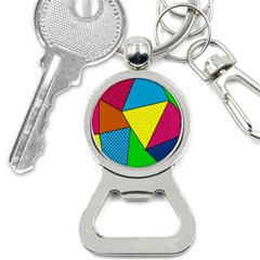 Abstract Print Bottle Opener Key Chain by designsbymallika