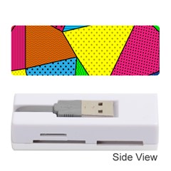 Abstract Print Memory Card Reader (stick) by designsbymallika