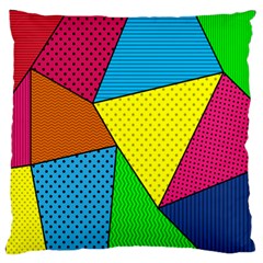 Abstract Print Standard Flano Cushion Case (two Sides) by designsbymallika