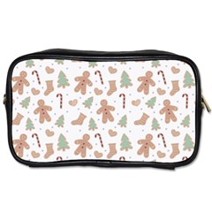 Ginger Christmas Pattern Toiletries Bag (one Side) by designsbymallika