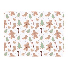 Ginger Christmas Pattern Double Sided Flano Blanket (mini)  by designsbymallika