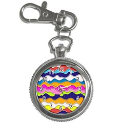 Bubble Liquid Print Key Chain Watches by designsbymallika