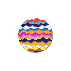 Bubble Liquid Print Golf Ball Marker (10 Pack) by designsbymallika