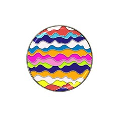 Bubble Liquid Print Hat Clip Ball Marker (10 Pack) by designsbymallika