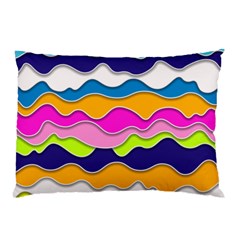 Bubble Liquid Print Pillow Case by designsbymallika