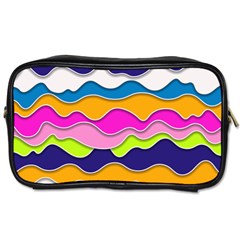 Bubble Liquid Print Toiletries Bag (two Sides) by designsbymallika