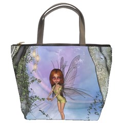 Cute Ittle Fairy With Ladybug Bucket Bag by FantasyWorld7