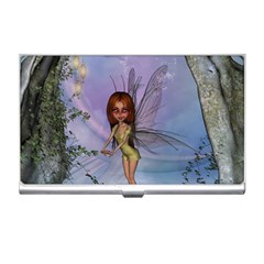 Cute Ittle Fairy With Ladybug Business Card Holder by FantasyWorld7