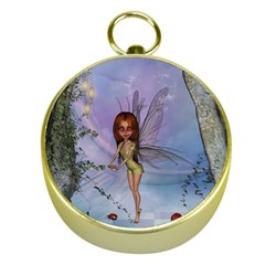 Cute Ittle Fairy With Ladybug Gold Compasses by FantasyWorld7