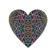 Ab 119 Heart Magnet by ArtworkByPatrick