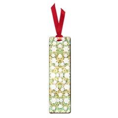 Snowflakes Slightly Snowing Down On The Flowers On Earth Small Book Marks by pepitasart