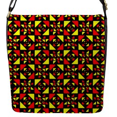 Rby 88 Flap Closure Messenger Bag (s) by ArtworkByPatrick