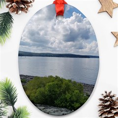 Lake Wallenpaupack Ornament (oval) by canvasngiftshop