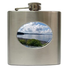 Lake Wallenpaupack Hip Flask (6 Oz) by canvasngiftshop