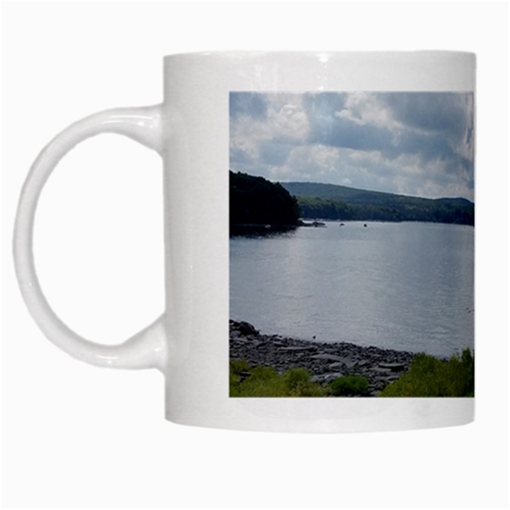 Lake Wallenpaupack White Mugs