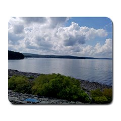 Lake Wallenpaupack Large Mousepads by canvasngiftshop