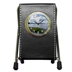 Lake Wallenpaupack Pen Holder Desk Clock by canvasngiftshop