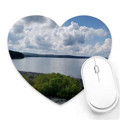 Lake Wallenpaupack Heart Mousepads by canvasngiftshop