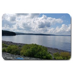 Lake Wallenpaupack Large Doormat  by canvasngiftshop