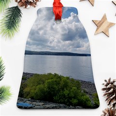 Lake Wallenpaupack Ornament (bell) by canvasngiftshop