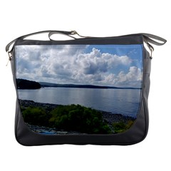 Lake Wallenpaupack Messenger Bag by canvasngiftshop