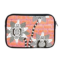 Brick Wall Flower Pot Apple Macbook Pro 17  Zipper Case by okhismakingart