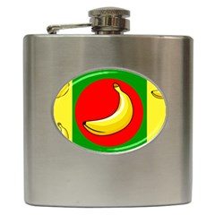 Banana Republic Flags Yellow Red Hip Flask (6 Oz)