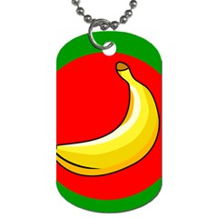 Banana Republic Flags Yellow Red Dog Tag (two Sides)