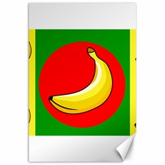 Banana Republic Flags Yellow Red Canvas 20  X 30 