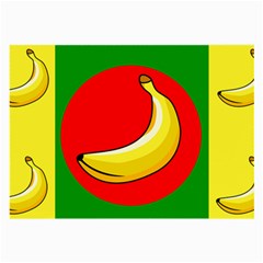 Banana Republic Flags Yellow Red Large Glasses Cloth (2 Sides) by HermanTelo